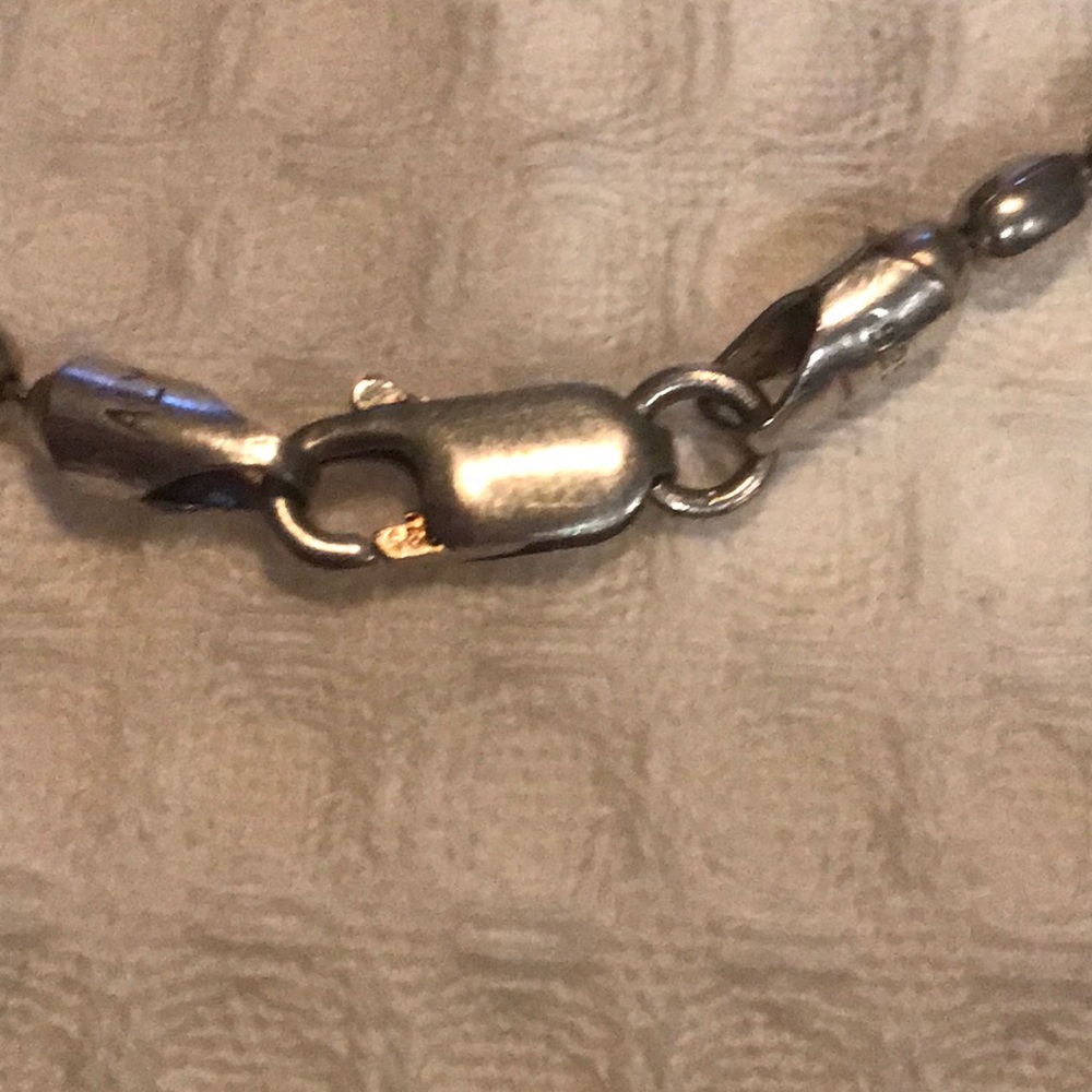 Vintage Sterling Necklace - Picture 6 of 8